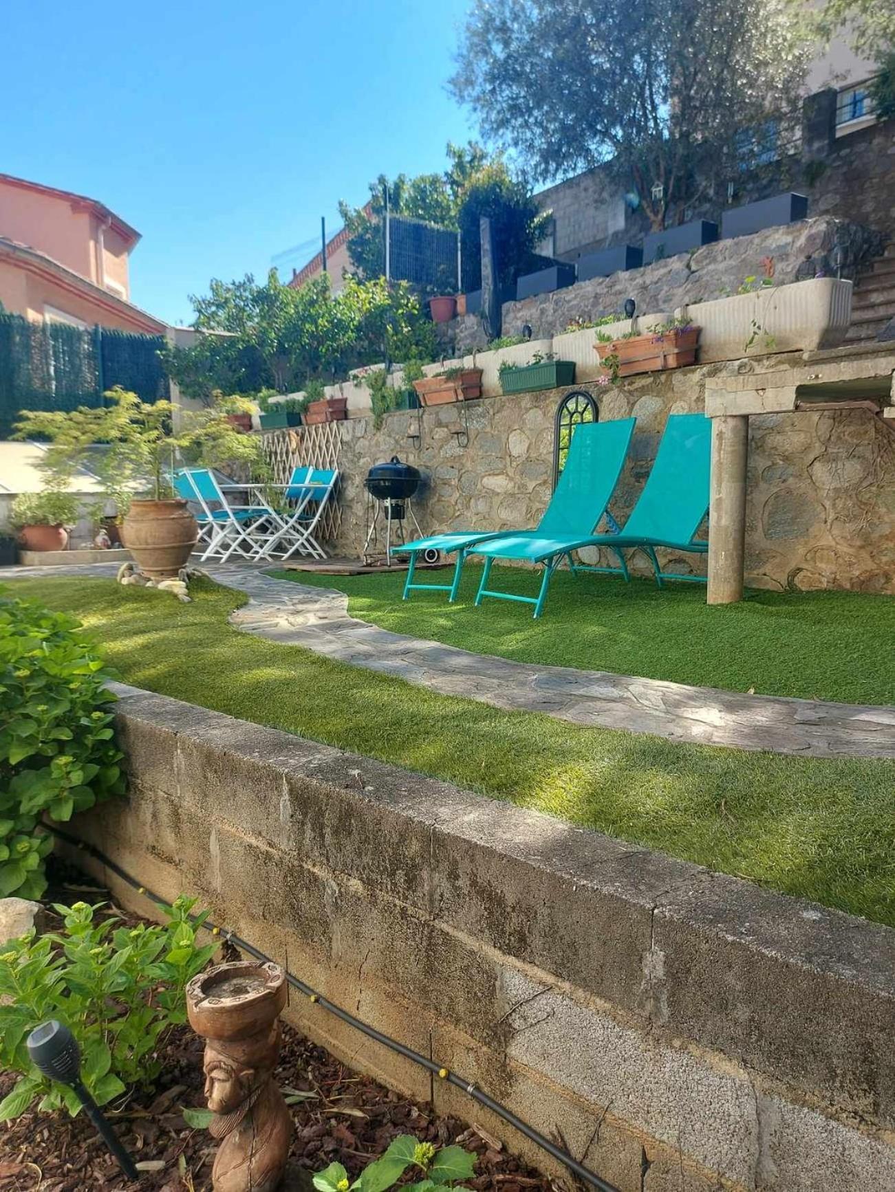 Beautiful Apartment With Garden アメリ・レ・バン・パラルダ エクステリア 写真